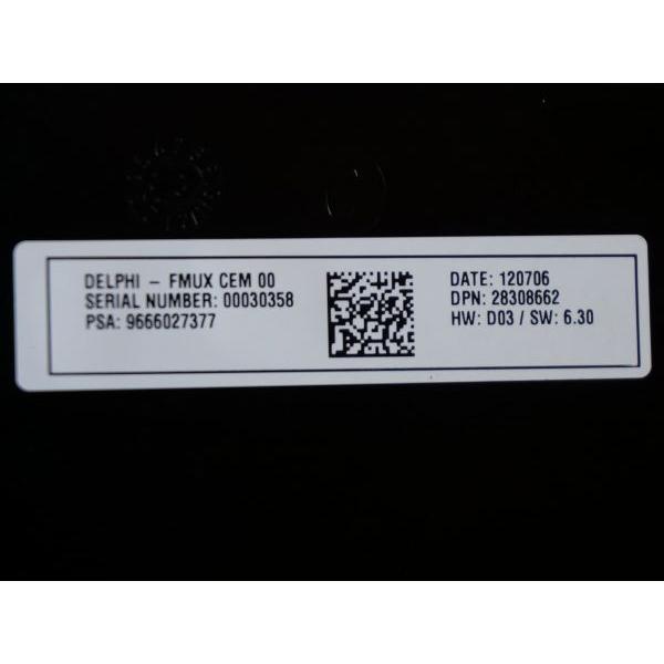 シトロエンDS4 B7C5F06S用 純正 ACコントロールユニット パネル
