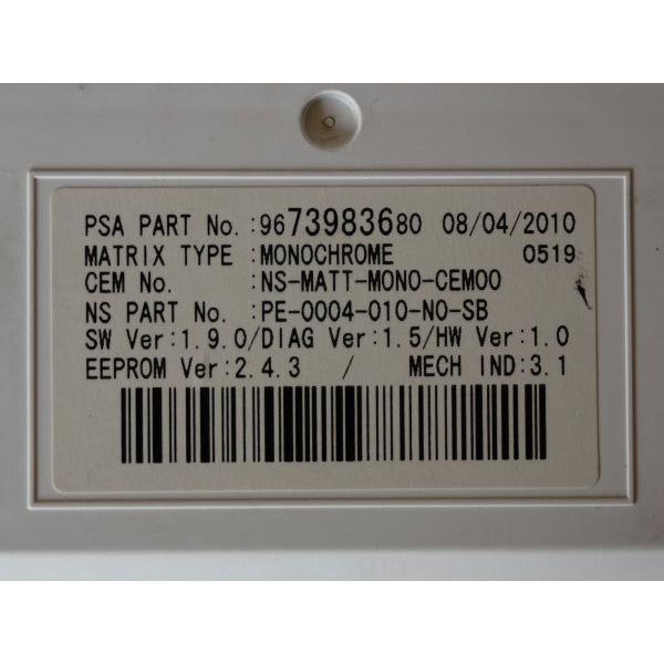 プジョーRCZ T7R5F03 MT用 純正 スピードメーターASSY』【2225-79366