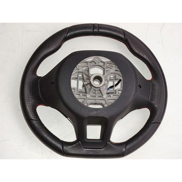 プジョー308 T9WHN02用 純正 ステアリング ブラック＆レッドステッチ