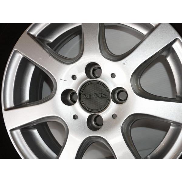 フィアット500のスタッドレスタイヤ（アルミホイール付）4本