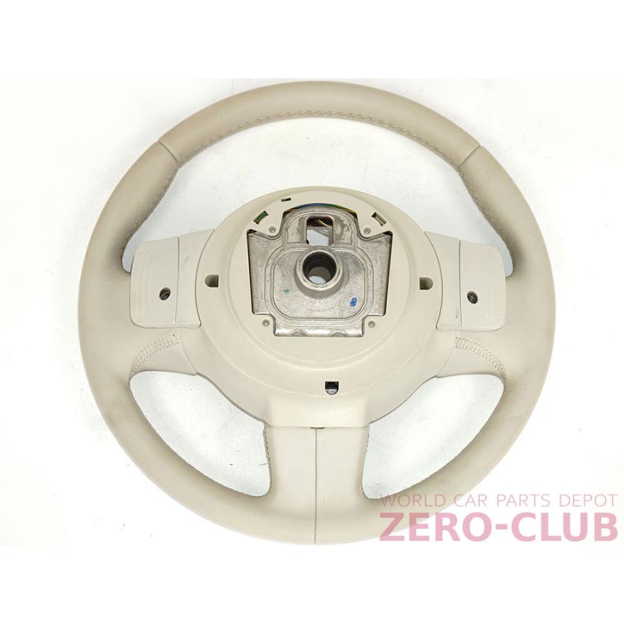 FIAT500 312系 AT用 純正 ステアリング アイボリー パドルシフト付