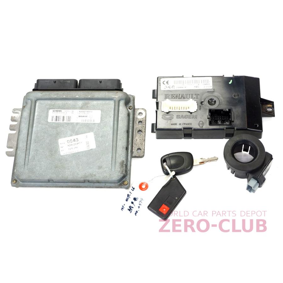 ルノー カングー1 KCK4M AT用/純正 エンジンコンピューター一式 ECU