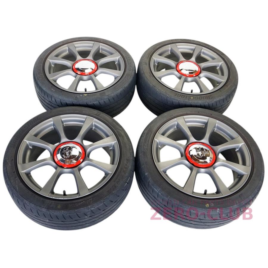 ABARTH 500 595用/純正 アルミホイール 6.5J-16 +35 4H-98 ガンメタ 
