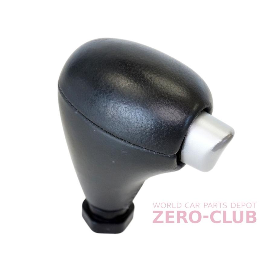 ルノー カングー2 KWK4M用/純正 ATシフトノブ ブラックレザー』【2740