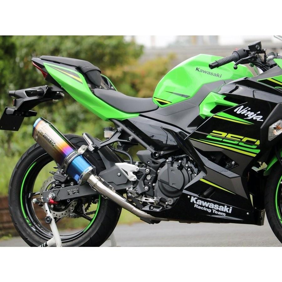 通販店を Ninja250（ニンジャ）18年 フルエキゾーストマフラー SS-OVAL