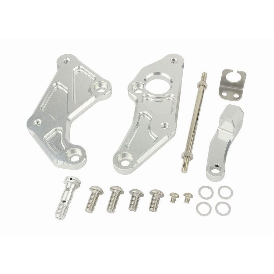 Ninja400 ニンジャ 18 19年 ステップアッププレート スーパーセール期間限定 Posh シルバー ポッシュ