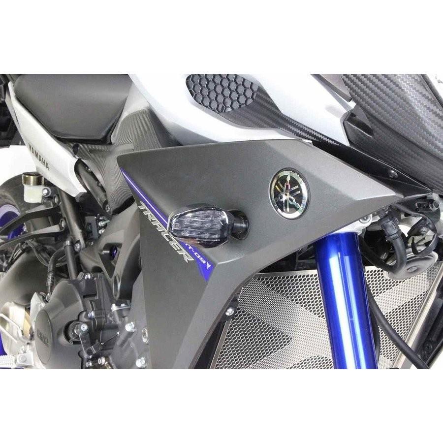 ライトウェイトLEDウインカーキット メッキボディ／スモークレンズ POSH（ポッシュ） MT-09 TRACER（14〜17年） x4 MT 2線