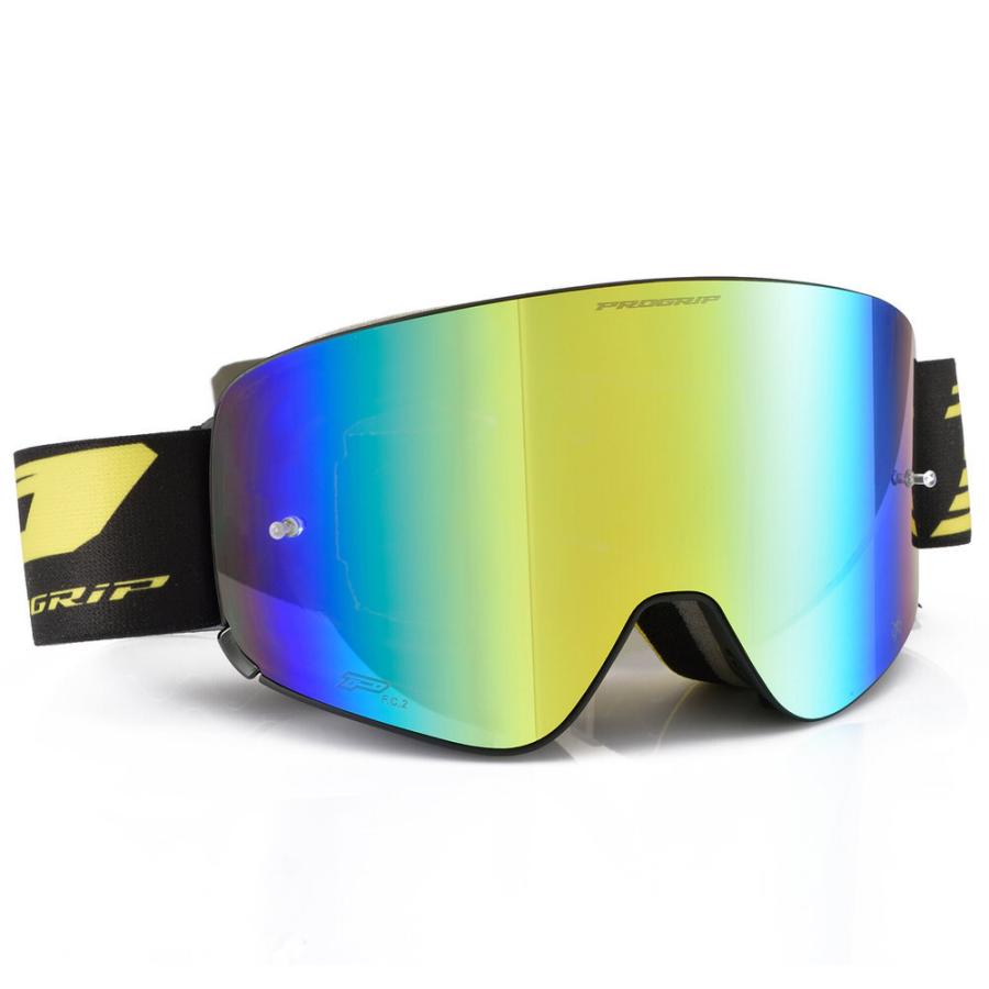 高質で安価 Progrip プログリップ ゴーグル フレームレス 磁石固定式レンズ 35 184 ブラック イエロー Daytona デイトナ 無料長期保証 Altammamfactory Com Jo