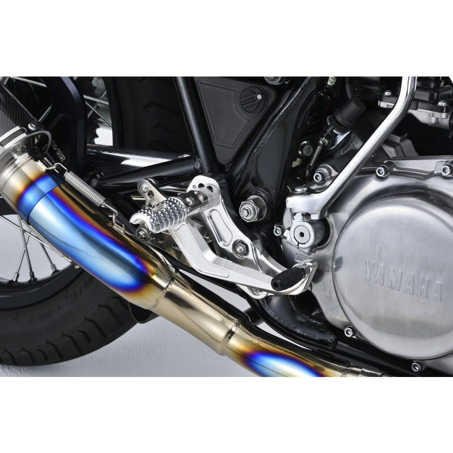 SR400(FI車) バックステップ 4ポジション Type-2 シルバー OVER(オーバーレーシング)|zerocustom-second|02