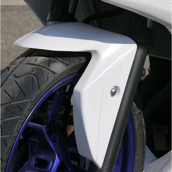 新品即決 YZF-R25 14年〜 フロントフェンダー 白ゲル 才谷屋 サイ 