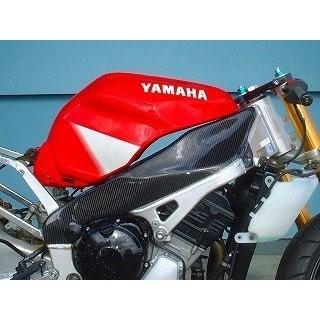 YZF-R1（98〜01年） フレームカバー カーボン平織 CLEVER WOLF RACING
