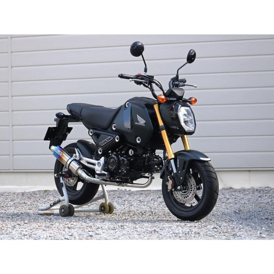 開催中GROM（グロム）2BJ-JC92 ショートオーバルフルエキゾースト 焼き
