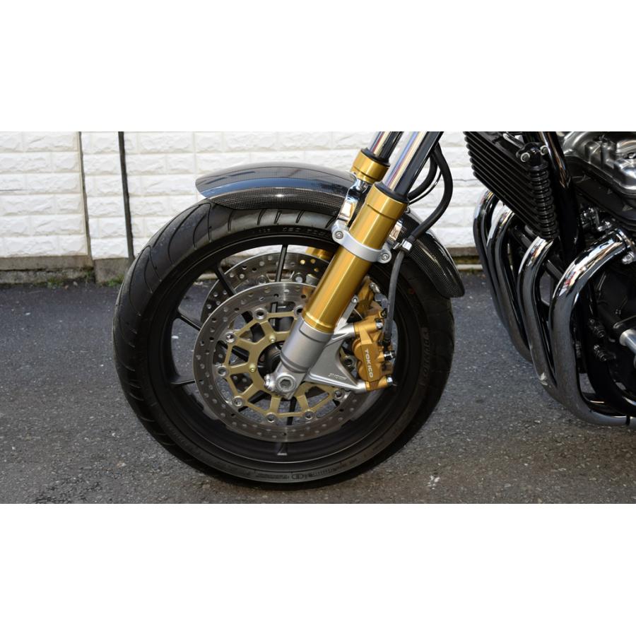 CB1100RS カーボン・フロントフェンダー（ノーマルタイプ）光沢クリア塗装済み BLESS CREATION（ブレスクリエイション）