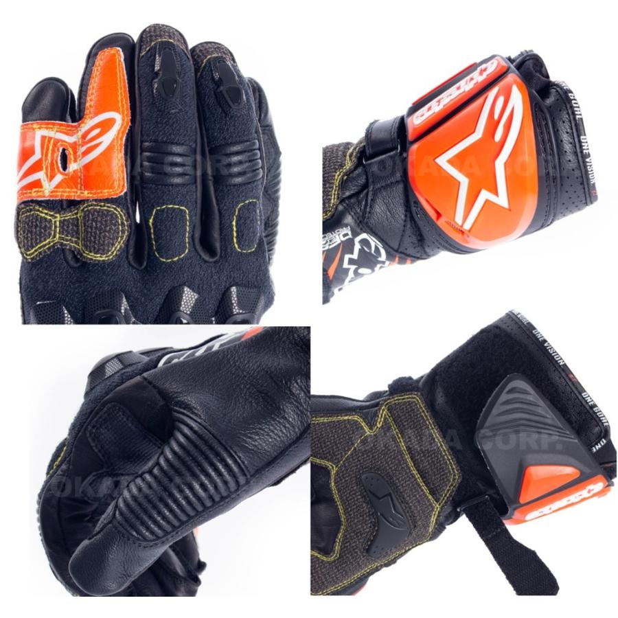GP TECH V2 グローブ 1503BLACK YELLOW FLU WHITE RED FLU Sサイズ アルパインスターズ( alpinestars) :000319-A41-8059175914256:バイク用品ゼロカスタム!店 通販 alpinestars(アルパインスターズ) バイクグローブ 1503BLACK YELLOW FLU WHITE RED FLU (サイズ