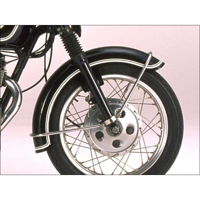 SR400（78年〜） クラシックフロントフェンダー フラットエンド 黒ゲル