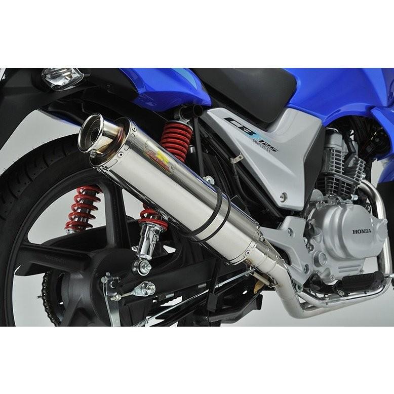 CBF125（PCJ71/PCJ72） 22Racing SUS ステンレスマフラー リアライズ