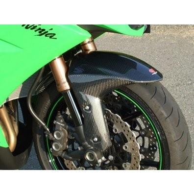 ZX-10R（08〜10年） フロントフェンダー カーボン綾織 CLEVER WOLF RACING（クレバーウルフレーシング）