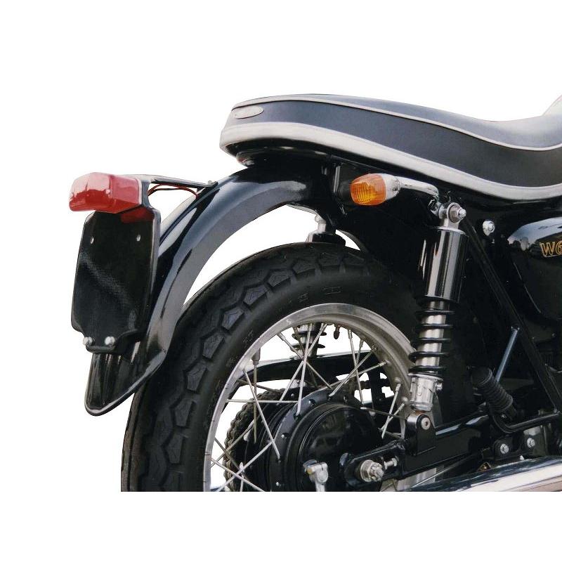 CHIC DESIGN CHIC DESIGN:シックデザイン クラシックフェンダー リア クラシックテールランプ(ルーカス大)付き カラー 通販 W800(11〜17年) ルーカスLテール付き クラシックフェンダー リア 未塗装(黒ゲル仕上げ) CHIC DESIGN(シックデザイン)