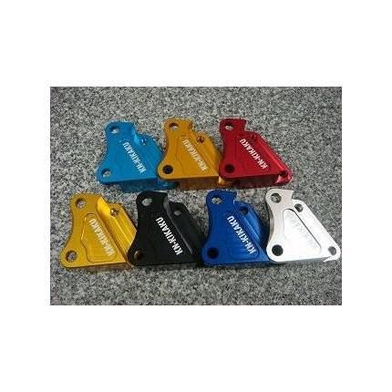 V125へ2POTキャリパーを装着するためのサポート 200mmDISK用 ゴールド KN企画 アドレスV125（ADDRESS）