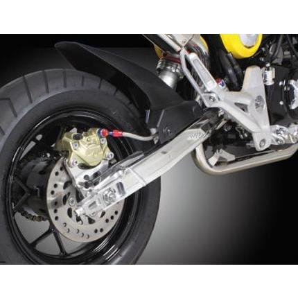Solute アルミスイングアーム２㌅ロング スタビ付 ホンダグロム 海外