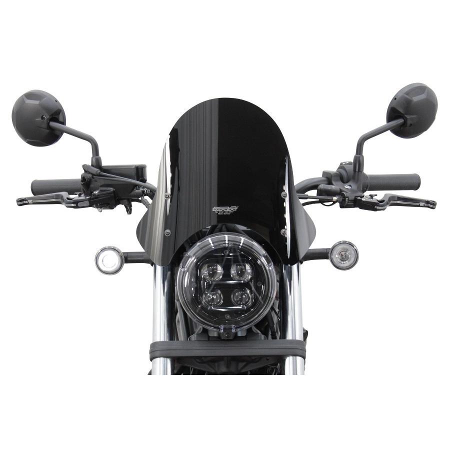 レブル250 Rebel250 年 まとめ買い特価 スクリーンスポーツショート ブラック Mra