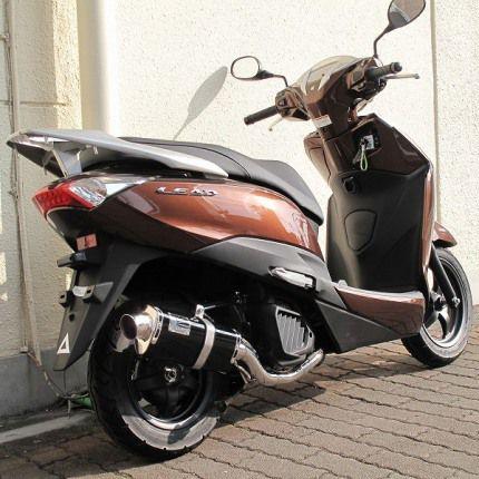 リード125 Lead125 Type666マフラー ステンレスブラック Hotlap ホットラップ H9 666 L バイク用品 パーツのゼロカスタム 通販 Yahoo ショッピング