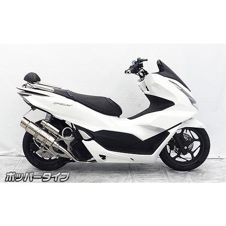 PCX125（8BJ-JK05） ロイヤルマフラー ポッパータイプ ステンレス ウイルズウィン（WirusWin）