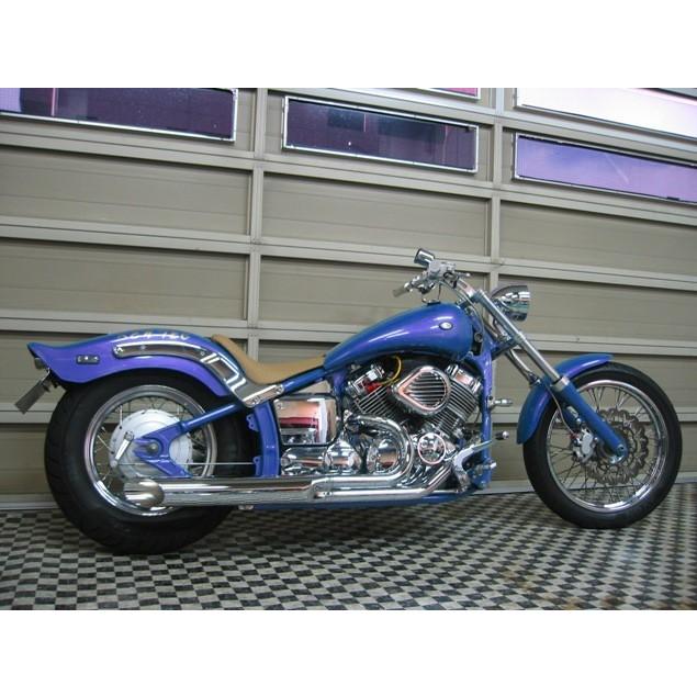 極太スラッシュカット2in1マフラー90f Kentec ケンテック ドラッグスター400 クラシック インジェクション車 バイク用品 パーツのゼロ カスタム 通販 Paypayモール