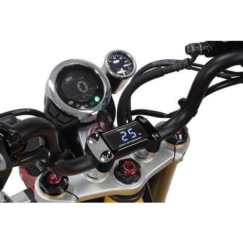Grom グロム コンパクトledサーモメーターキット ブラック Sp武川 Takegawa バイク用品 パーツのゼロカスタム 通販 Paypayモール