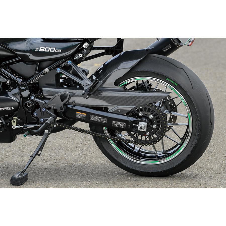 大人気☆ Z900RS（21年） エアロデザイン SAD リアフェンダー 黒ゲル