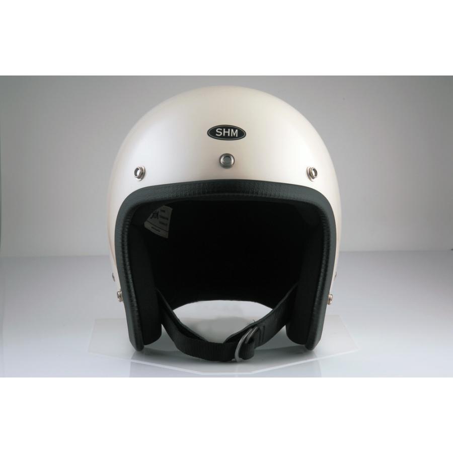 SHM Lot-500 ジェットヘルメット スモールジェット アイボリー L（59cm〜60cm） SHM