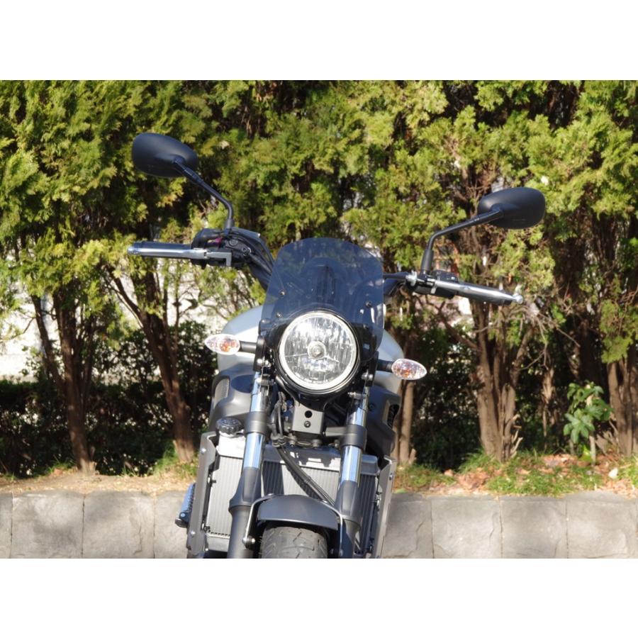 Xsr700 フォークマウントスクリーン ショート スモーク Walk ワールドウォーク 激安超特価 World