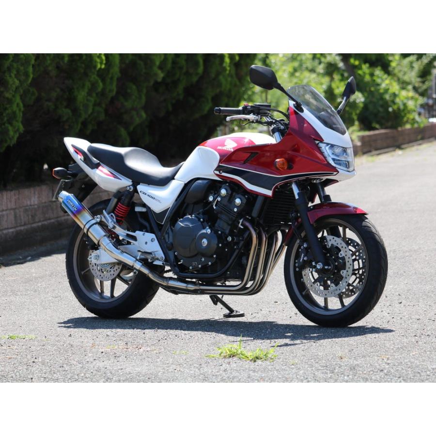 Cb400sf Sb 2bl Nc42 Sラウンド チタン焼き色タイプ スリップオンマフラー Wr S ダブルアールズ バイク用品 パーツのゼロ カスタム 通販 Paypayモール