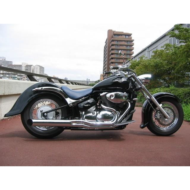 ローライダー2in1マフラー90f Kentec ケンテック イントルーダークラシック400 08年 バイク用品 パーツのゼロカスタム 通販 Paypayモール