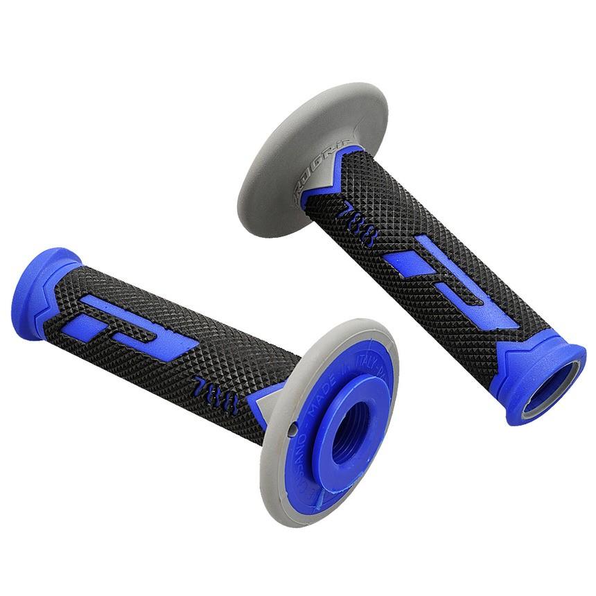 Pro Grip プログリップ オフロード用グリップ 7タイプ エンド貫通 耐震ゲル ブルー Daytona デイトナ バイク用品 パーツのゼロカスタム 通販 Paypayモール