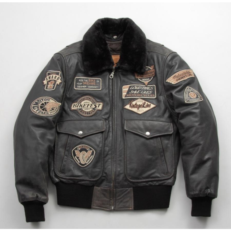 16wj 10 ヴィンテージフライトジャケット ブラウン Lサイズ Degner デグナー D21 16wj 10 Brl バイク用品 パーツのゼロカスタム 通販 Yahoo ショッピング