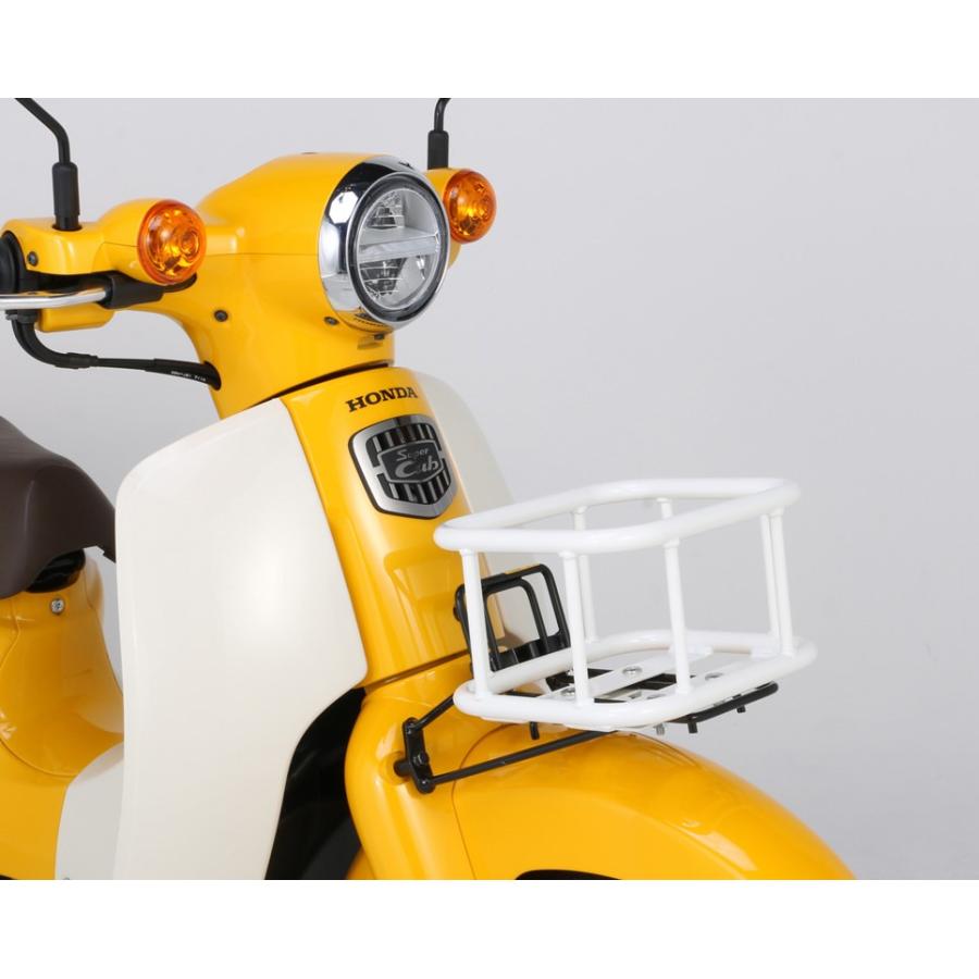 スーパーカブ110 Ja44 Ja07 Ja10 ファッションフロントキャリアー ホワイト Kitaco キタコ バイク用品 パーツのゼロカスタム 通販 Paypayモール
