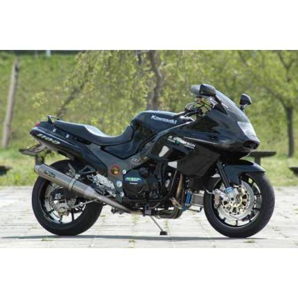 ZZR1100C/D FASARM（ファサーム）PRO TITAN TWIN V TYPE-SCマフラー （2本出し） 手曲げ チタンVサイレンサー ノジマエンジニアリング（NOJIMA ENGINEERING）