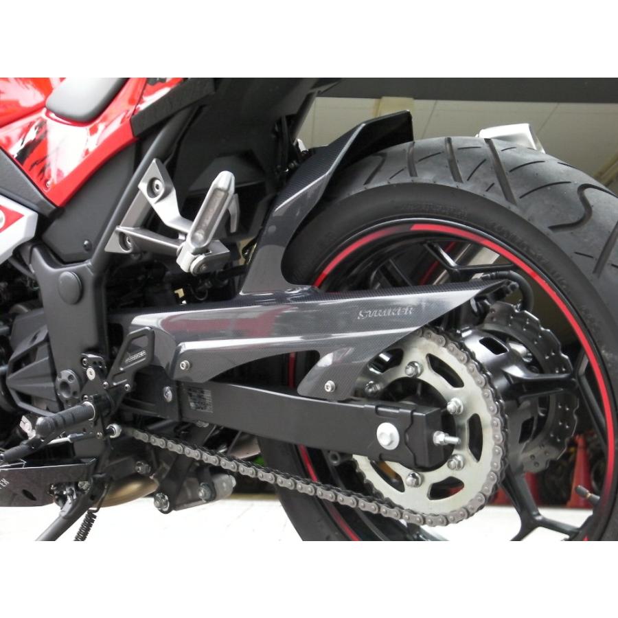 Ninja250（ニンジャ）/ABS エアロデザイン（SAD）リヤフェンダー 黒