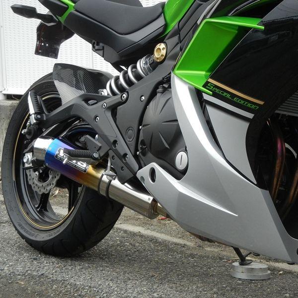 Ninja400（ニンジャ）EBL-EX400E フルエキゾーストマフラー ラウンド
