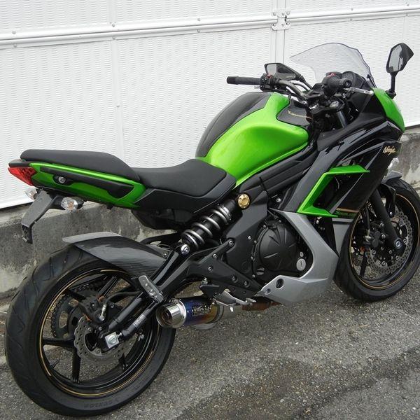 Ninja400（ニンジャ）EBL-EX400E フルエキゾーストマフラー ラウンド