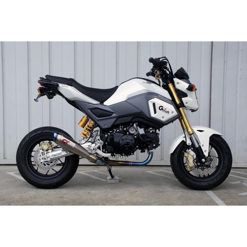 Grom グロム Power Mini G Striker チタンフルエキゾーストマフラー Jmca認定 砲弾型 オリジナル Striker ストライカー バイク用品 パーツのゼロカスタム 通販 Paypayモール