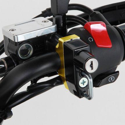 グロム Grom Ebj Jc61 ヘルメットホルダー ゴールド 22 2mmハンドル車用 Kitaco キタコ バイク用品 パーツのゼロカスタム 通販 Paypayモール