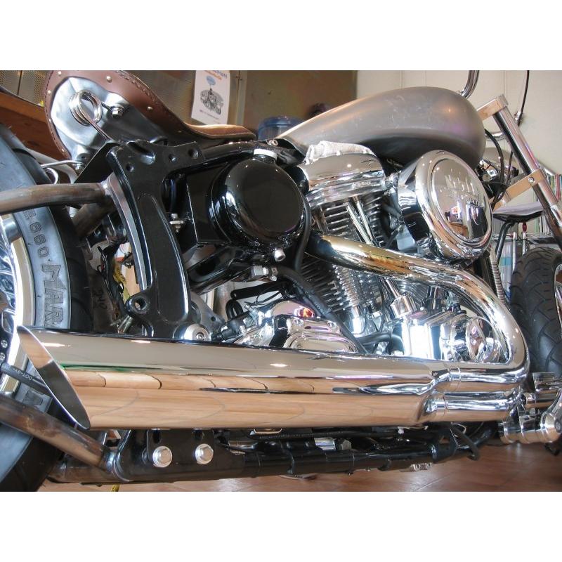 JMCA車検対応!】スティード400/スラッシュカットマフラー(バンテージ付)