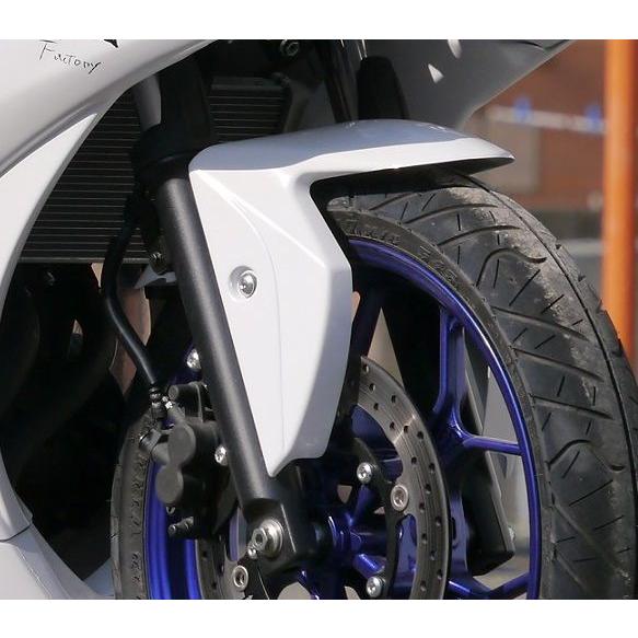 在庫有】 YZF-R25 14年〜 フロントフェンダー 白ゲル 才谷屋 サイ 