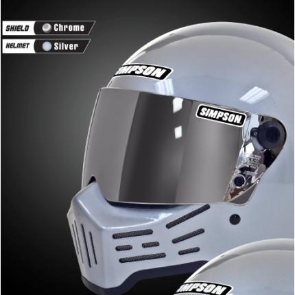 ミラーシールド M30用 クローム ライトスモークベース Simpson シンプソン バイク用品 パーツのゼロカスタム 通販 Paypayモール