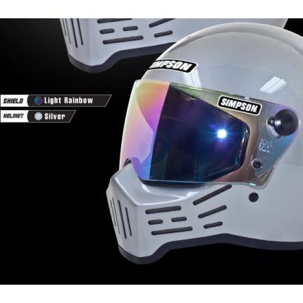 ミラーシールド M30用 ライトレインボー クリアベース Simpson シンプソン バイク用品 パーツのゼロカスタム 通販 Paypayモール