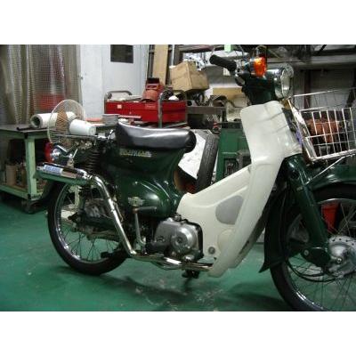 スーパーカブ50(CUB)キャブ車 ファントレックマフラー ステンレス製 UNLABEL (アンレーベル)|バイク用品・パーツのゼロカスタム|01