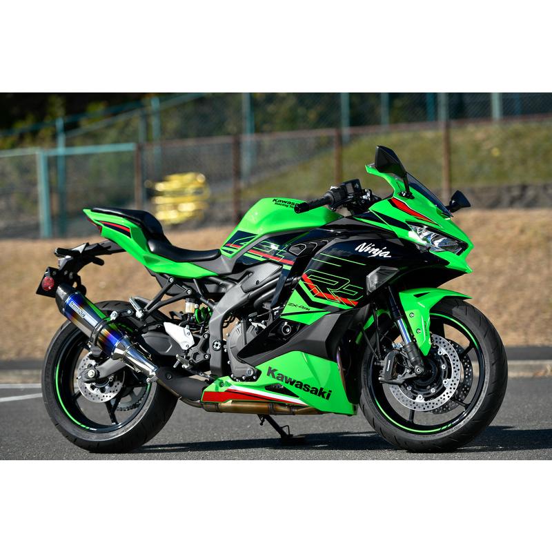 ZX-4RR/ZX-4R SE（8BL-ZX400P） CORSA-EVO2 スリップオンマフラー ヒートチタン 政府認証 BMS-R（ビームス）