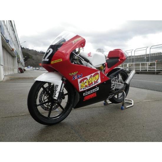 RS125 FRP製ホワイト アッパー・アンダーカウルセット（ファスナー付属
